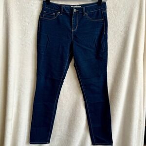 d. jeans Dark Blue Straight Leg Slim Skinny Jeans Size 10